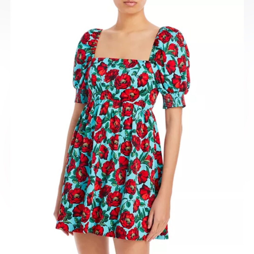 Alice + Olivia Reyna Floral Empire Mini Dress Size 4